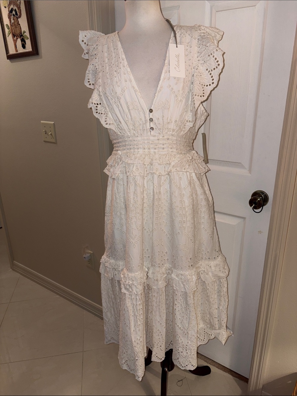 Cleobella Cherie organic cotton Midi Dress-NWT - Picture 8 of 14